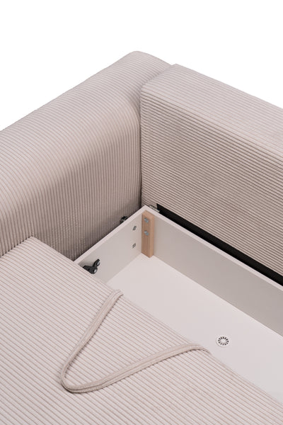 Zoria Sofa Bed 145 × 203 with Storage, Modern Style – photo 9