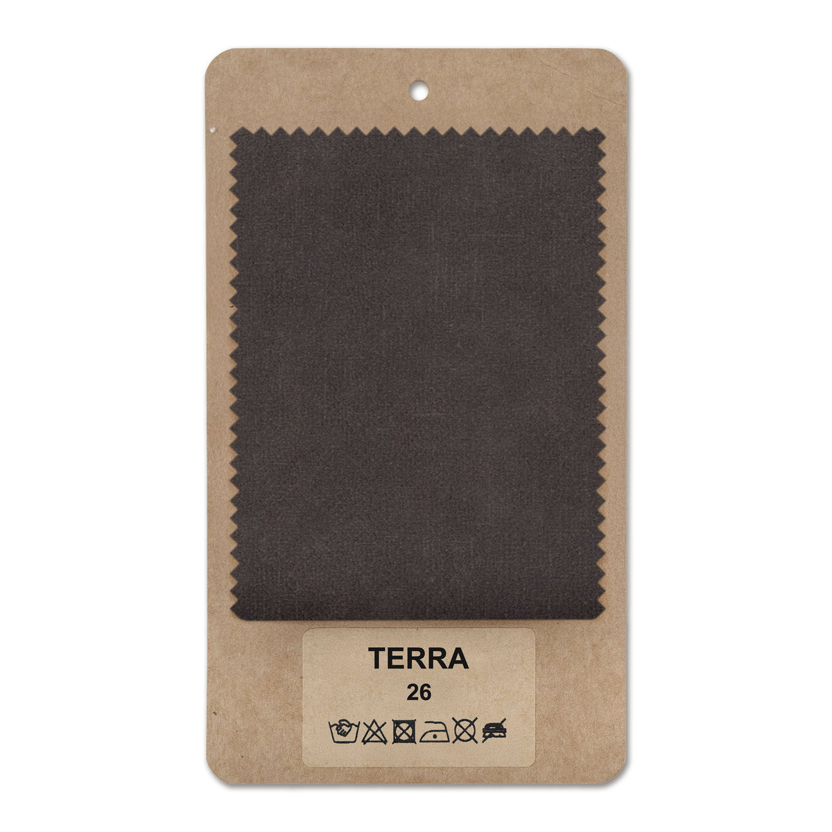 Fabric sample TERRA Smoked Walnut (TERRA 26)