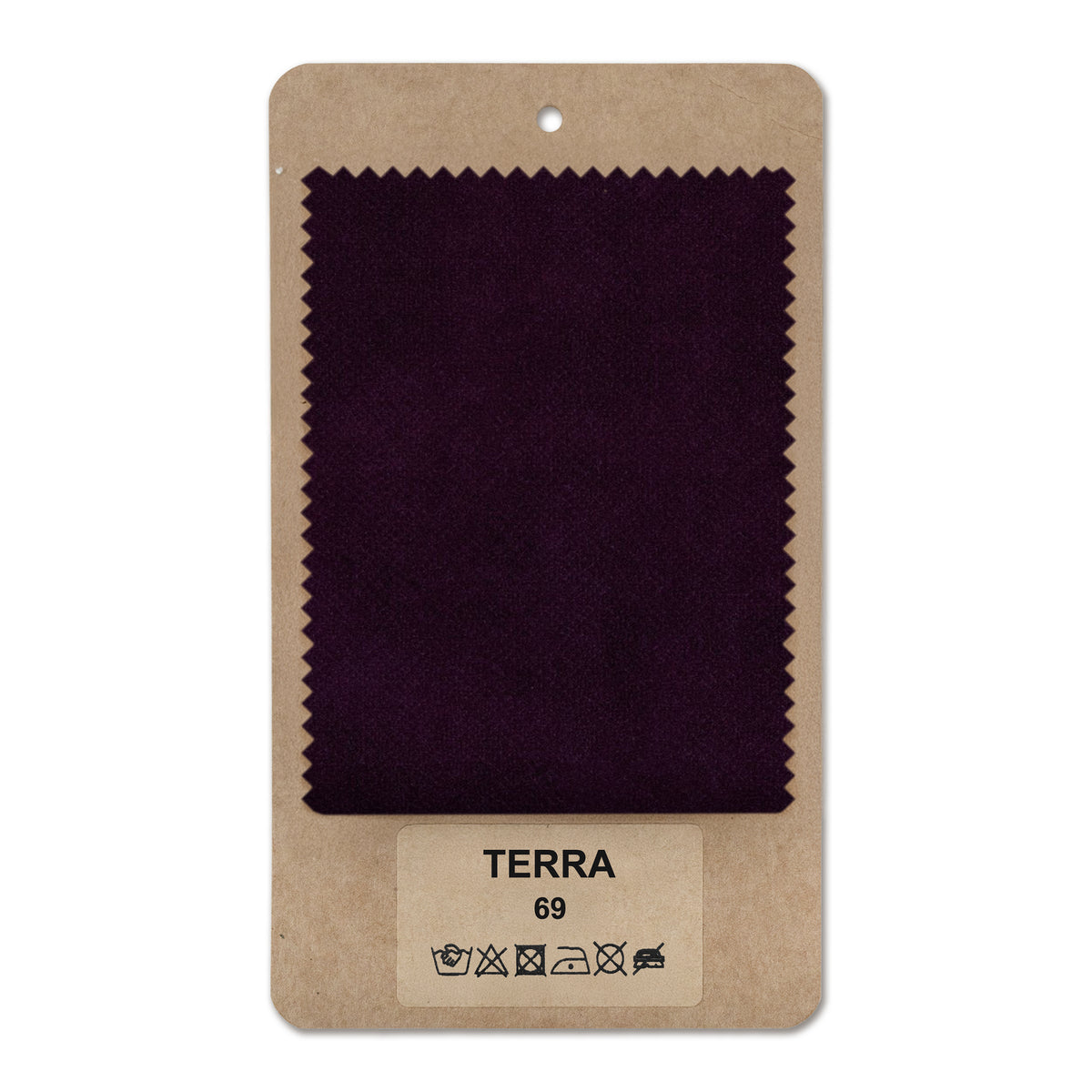 Fabric sample TERRA Plum Night (TERRA 69)