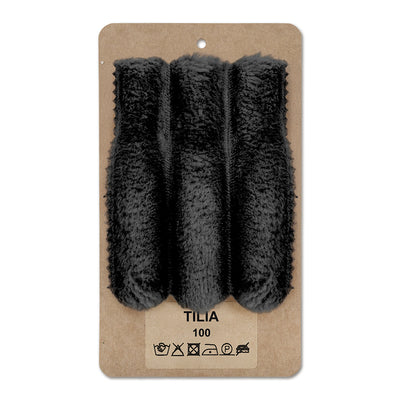 Fabric sample TILIA Charcoal Velvet (TILIA 100)