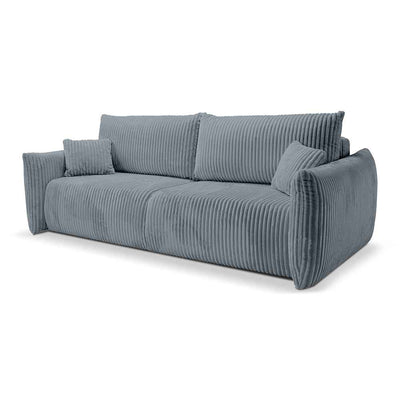 Alloro 3 Seater Sofa Bed 145x200 with Storage, Modern Style – Morning Graphite (TILIA 85)
