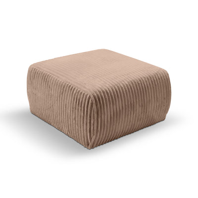 Alloro Upholstered Pouffe 82x41, Vintage Style – Sunny Clay (TILIA 17)