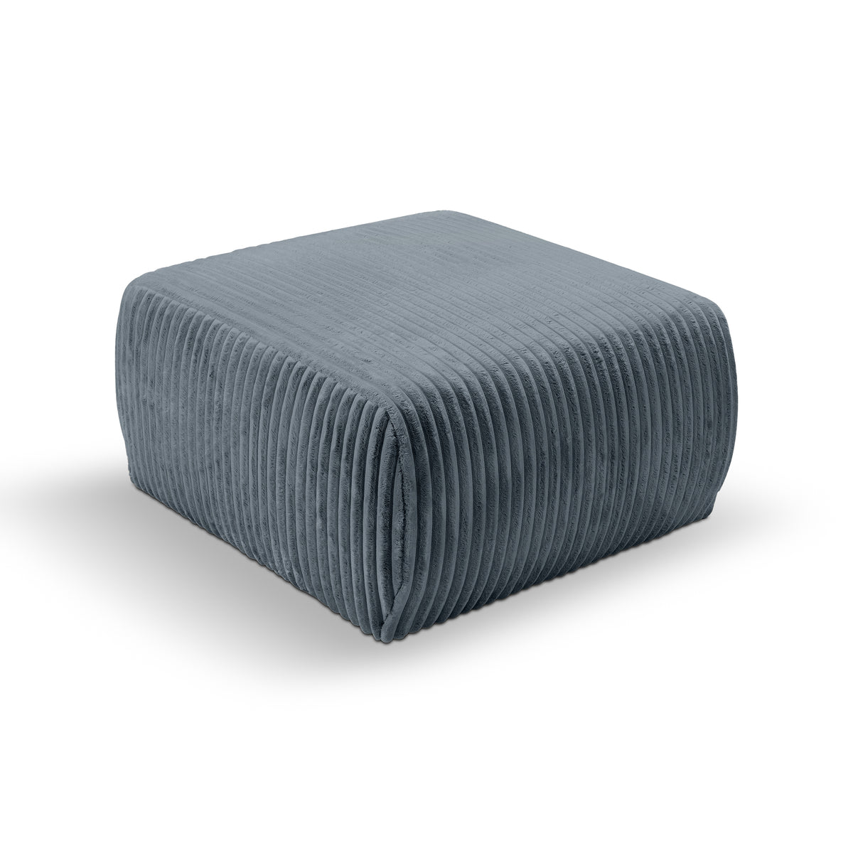 Alloro Upholstered Pouffe 82x41, Vintage Style – Morning Graphite (TILIA 85)