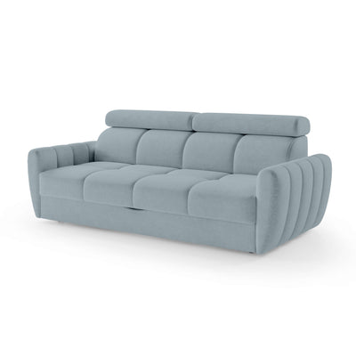 Franec 3 Seater Sofa Bed 227 cm, Minimalist Style – Ice Lake (CLOUD 70)