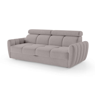 Franec 3 Seater Sofa Bed 227 cm, Minimalist Style – Ash Quartz (CLOUD 81)