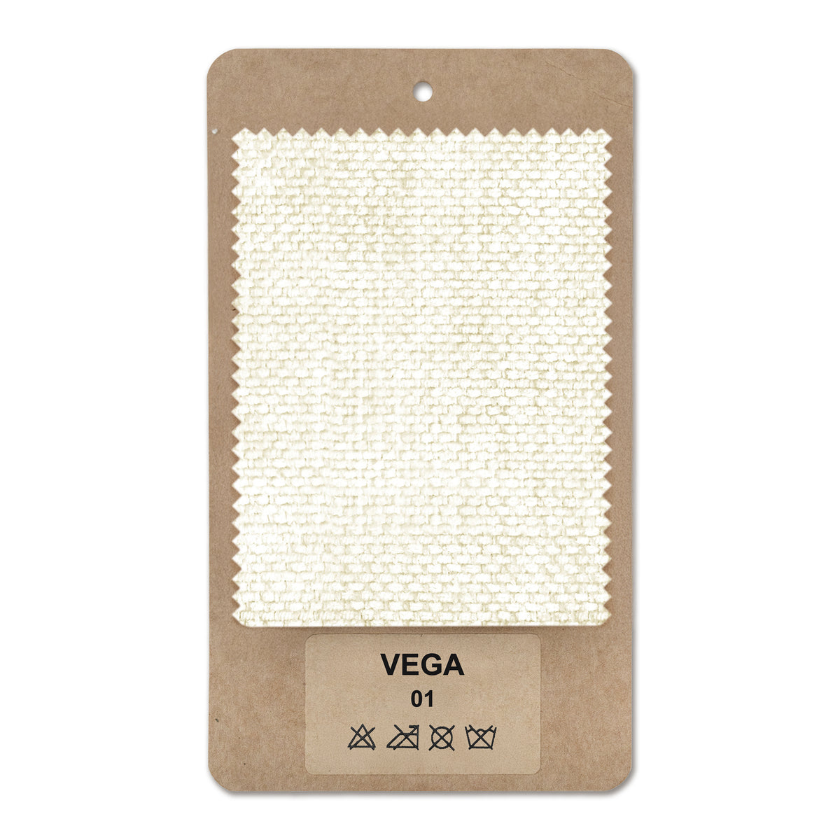 Fabric sample VEGA Radiant White (VEGA 01)