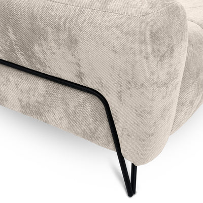 Nellia Upholstered Armchair for Living Room, Vega Fabric – close-up of details and texture