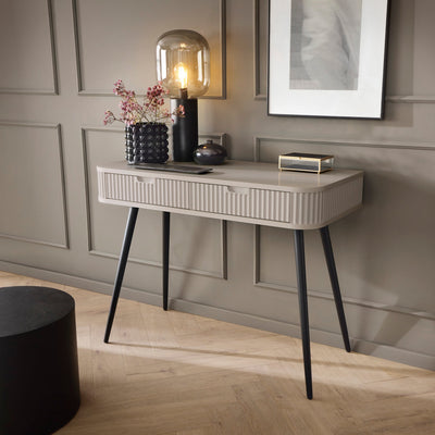 Eva Dressing Table with 2 Drawers 103x80 cm, Modern Style – photo 2