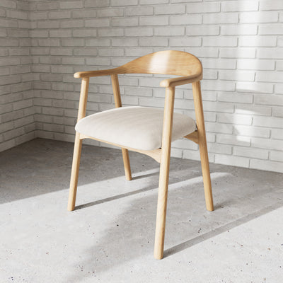 Hikari Set of Two Dining Chairs, Scandinavian Style – in a room setting
