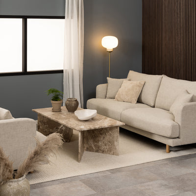 Plaris Coffee Table 140x42 cm, Elegant Style – in a room setting