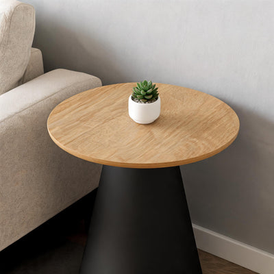 Talin Round Coffee Table Ø45 cm, Soft Loft Style – in a room setting
