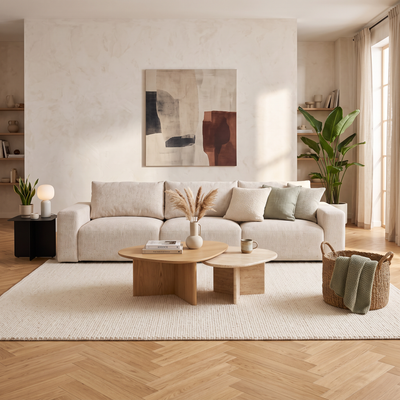 Modulaire bank van 361 cm voor 6 personen in moderne stijl | Iskeli Plus