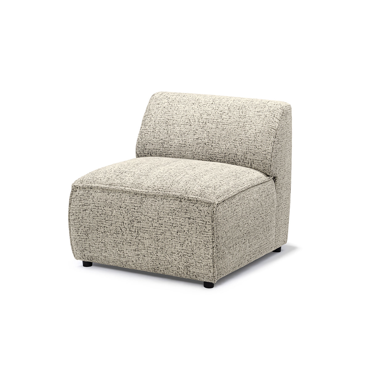 BRICK Modular Corner Sofa – Module S, Left, Porcelain Beige (BELLA 05)