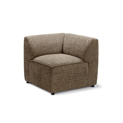 BRICK Modular Sofa Module M Left – Brown Stone (BELLA 10)