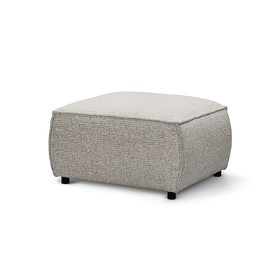 Brick Pouffe 94x40 cm, Modern Style – Taupe Gray (BELLA 15)