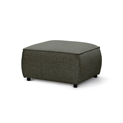 Brick Pouffe 94x40 cm, Modern Style – Graphite Brown (BELLA 25)