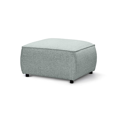 Brick Pouffe 94x40 cm, Modern Style – Emerald Gray (BELLA 35)