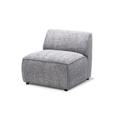 BRICK Modular Corner Sofa – Module S, Left, Gray Matte (BELLA 65)