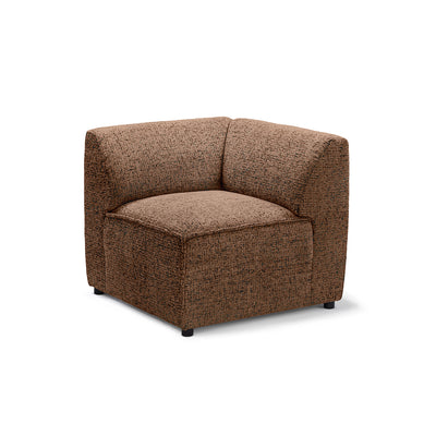 BRICK Modular Sofa Module M Left – Cinnamon Oak (BELLA 70)