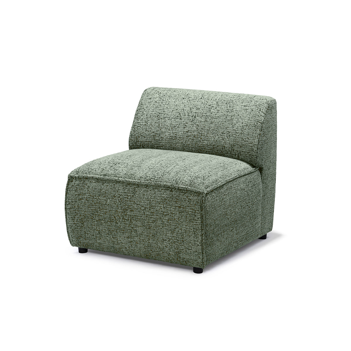 BRICK Modular Corner Sofa – Module S, Left, Muted Olive (BELLA 85)