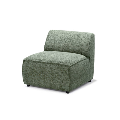 BRICK Modular Corner Sofa – Module S, Left, Muted Olive (BELLA 85)