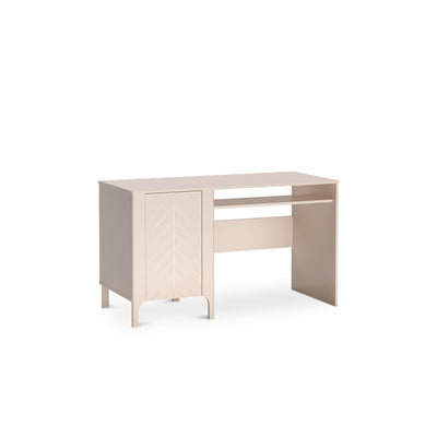 Bureau EKLIPSO 135x78 met afsluitbare kast in moderne stijl, kleur Kasjmier - hoofdafbeelding | Pillovely