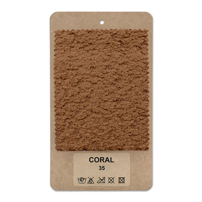 Fabric sample CORAL Caramel Brown (CORAL 35)