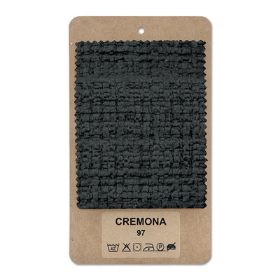 Fabric sample CREMONA Charcoal Matte (CREMONA 97)