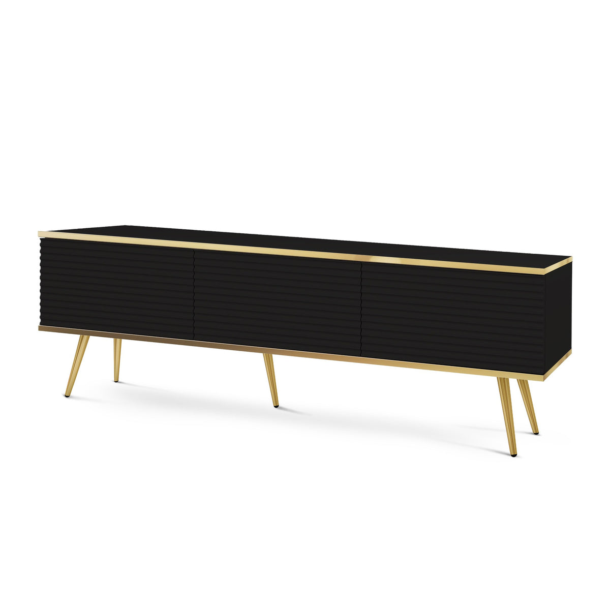 Meva TV Unit 175x30 with Gold Accents – photo 11