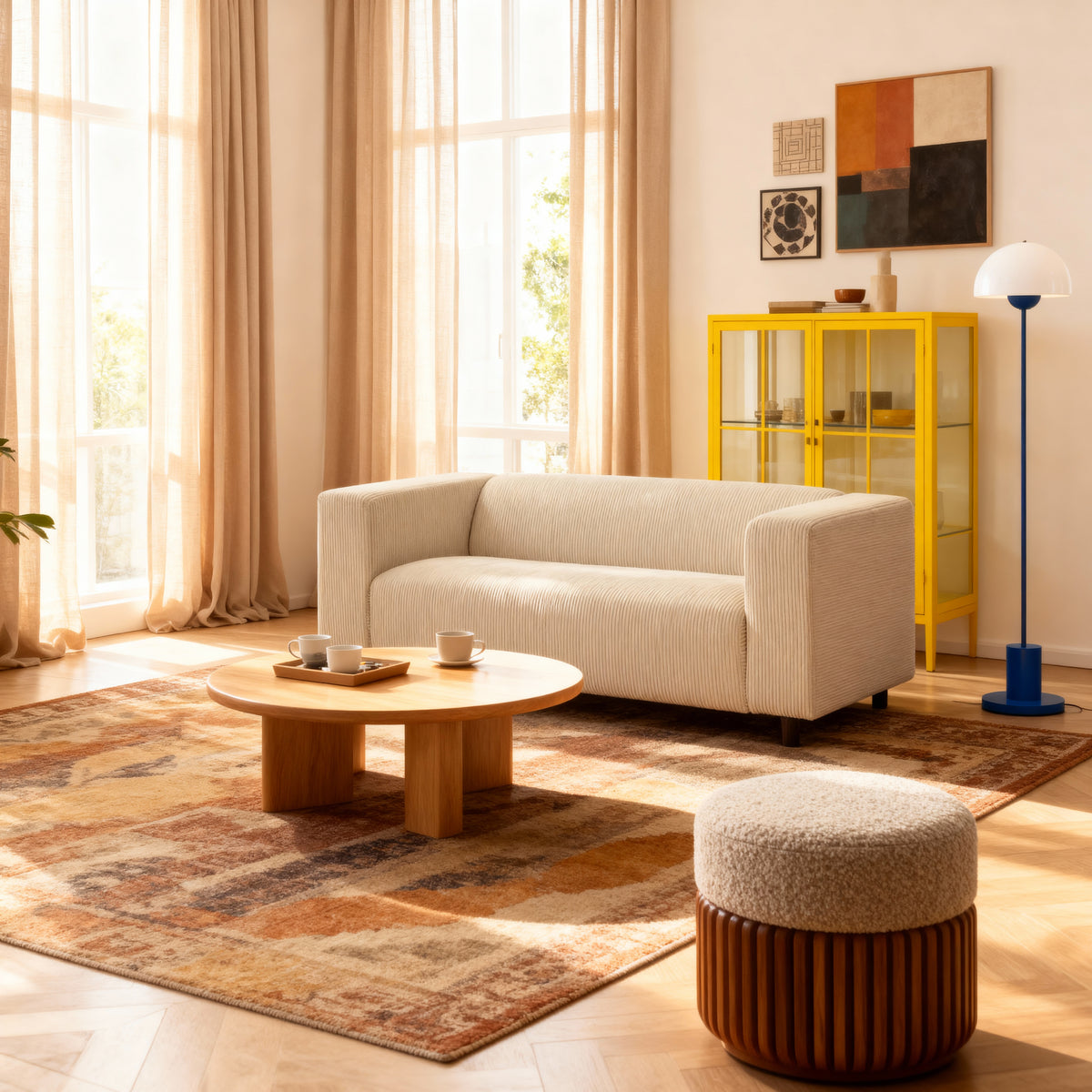July 2 Seater Sofa 151 cm – in a room setting