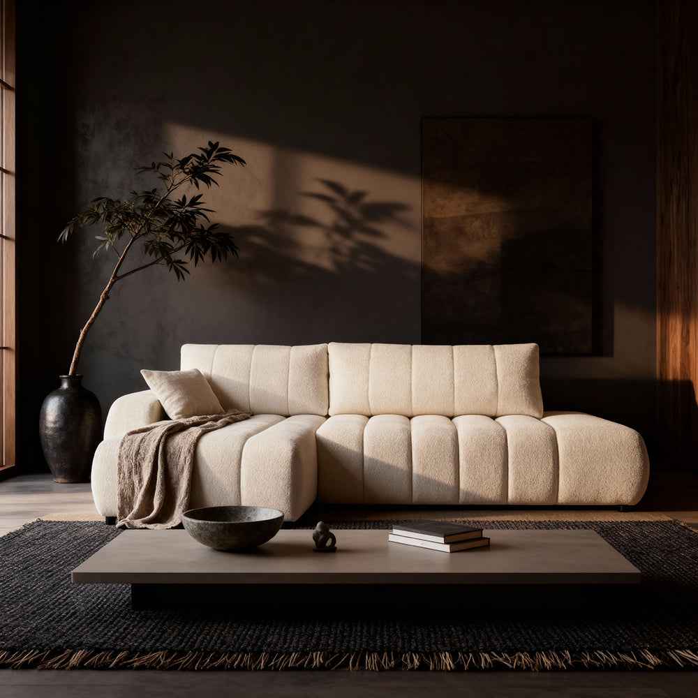 Baloa Corner Sofa Bed DL 276 cm, Modern Style