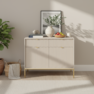 Roza Sideboard 104x83, Modern Style – in a room setting