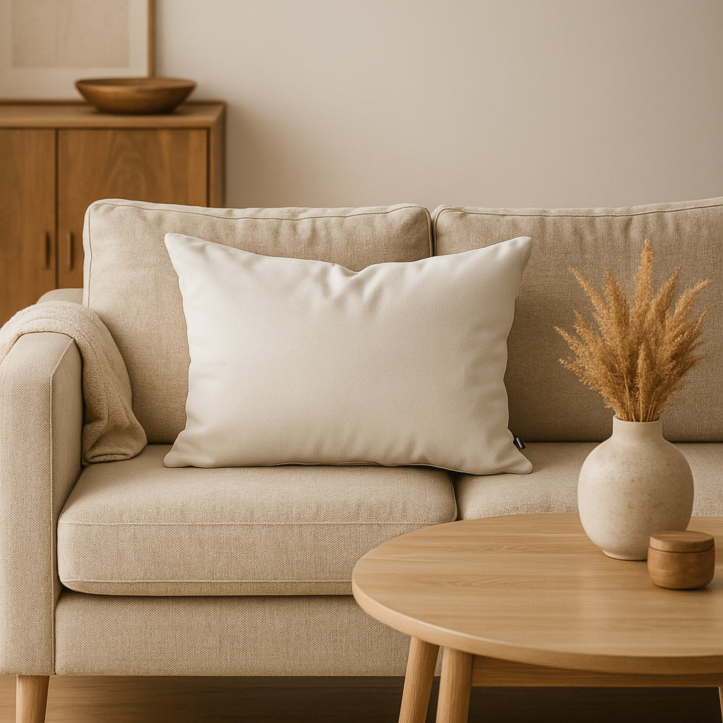 Smooth Decorative Cushion 40x55 cm, Modern and Scandinavian Style, Kronos Fabric – photo 2