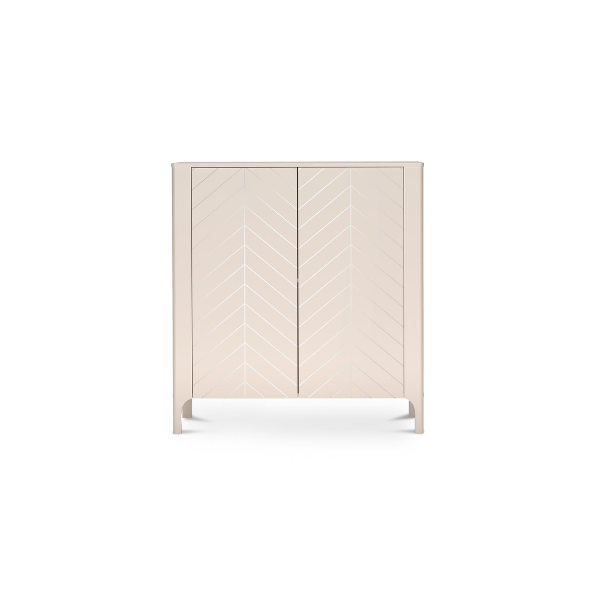 Dressoir EKLIPSO 103x95 met front met twee deuren in moderne stijl, kleur Kasjmier - vooraanzicht | Pillovely