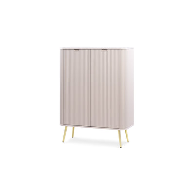 Eva Sideboard 103x129, Modern Style – Cashmere, Golden