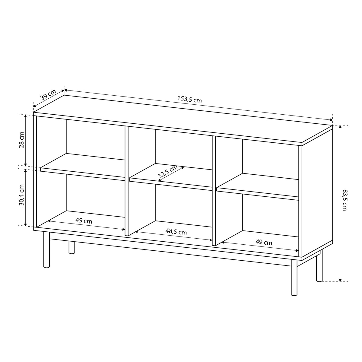 Sabi Sideboard 154x84, Japandi Style – photo 9
