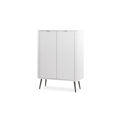 Eva Sideboard 103x129, Modern Style – White, Black