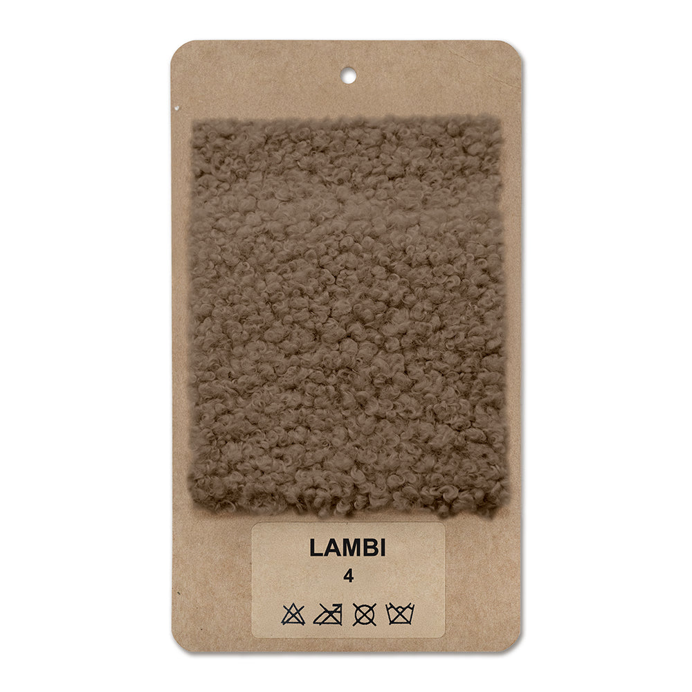 Fabric sample LAMBI Cognac Brown (LAMBI 04)
