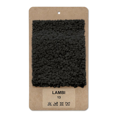 Fabric sample LAMBI Onyx (LAMBI 13)