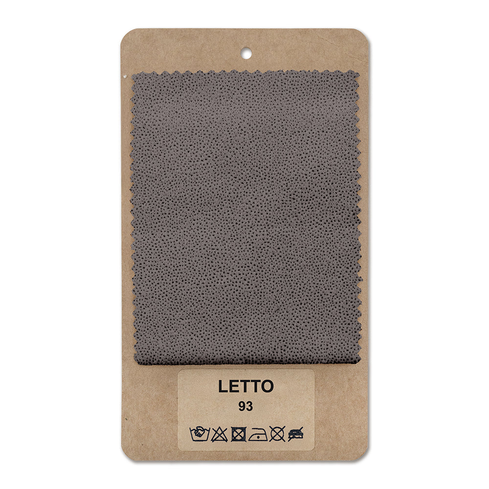 Fabric sample LETTO Smoked Coffee (LETTO 93)