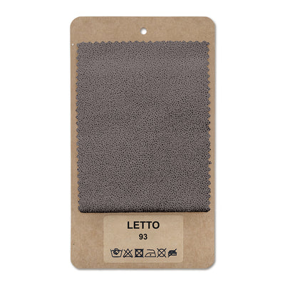Fabric sample LETTO Smoked Coffee (LETTO 93)