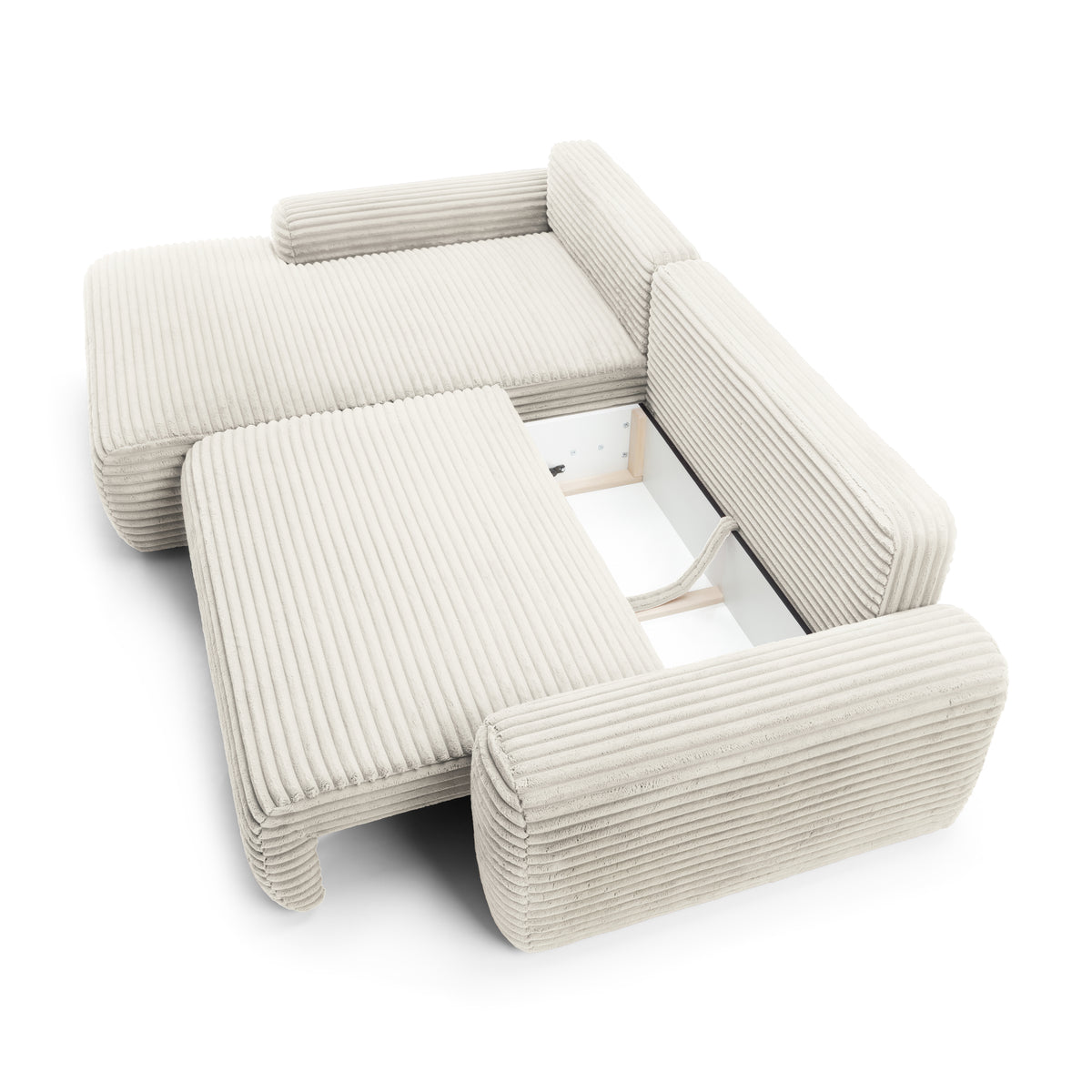 Dori Corner Sofa Bed with Storage 125x200, Modern Style – photo 28