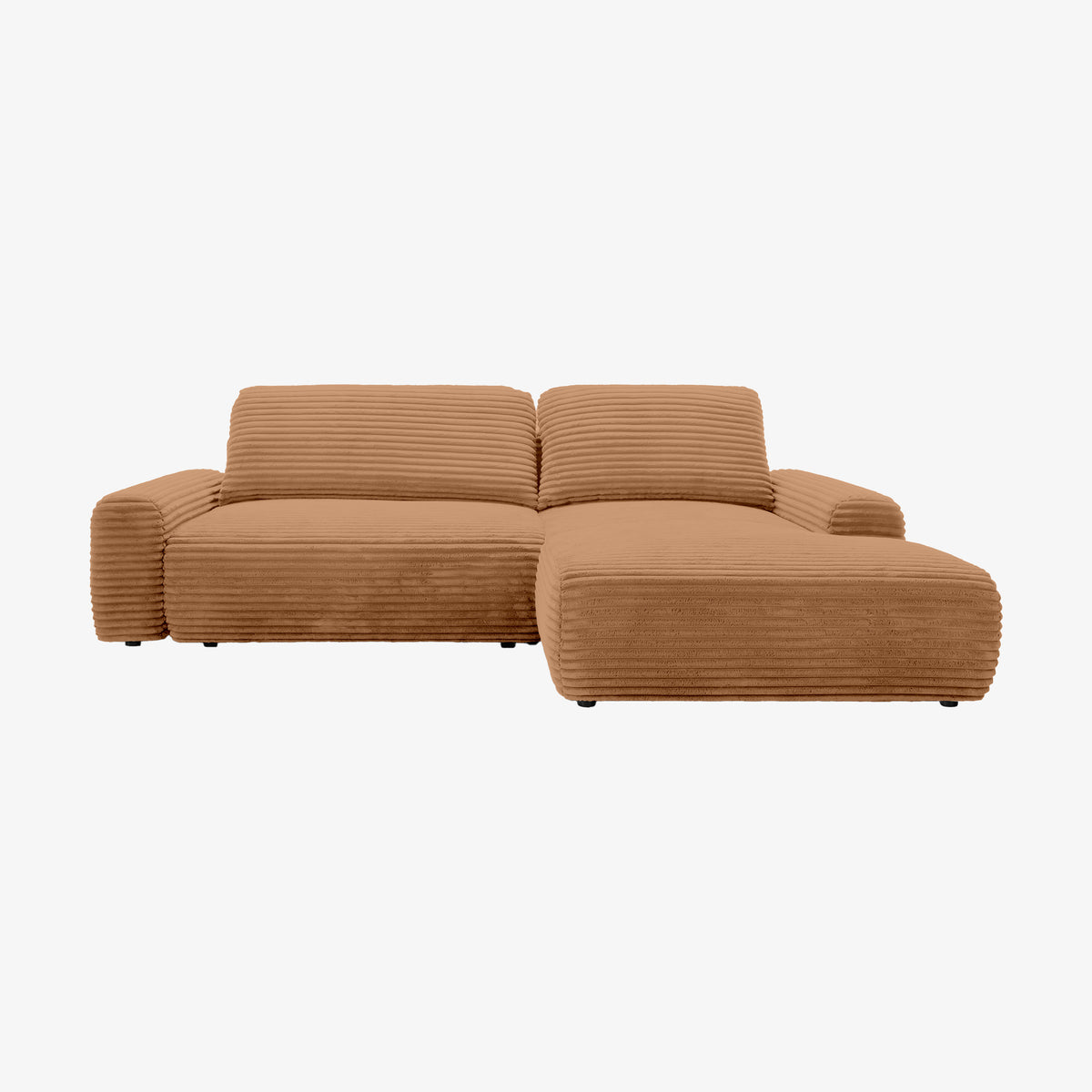 Dori corner sofa bed in Straw Wheat TILIA 56 fabric
