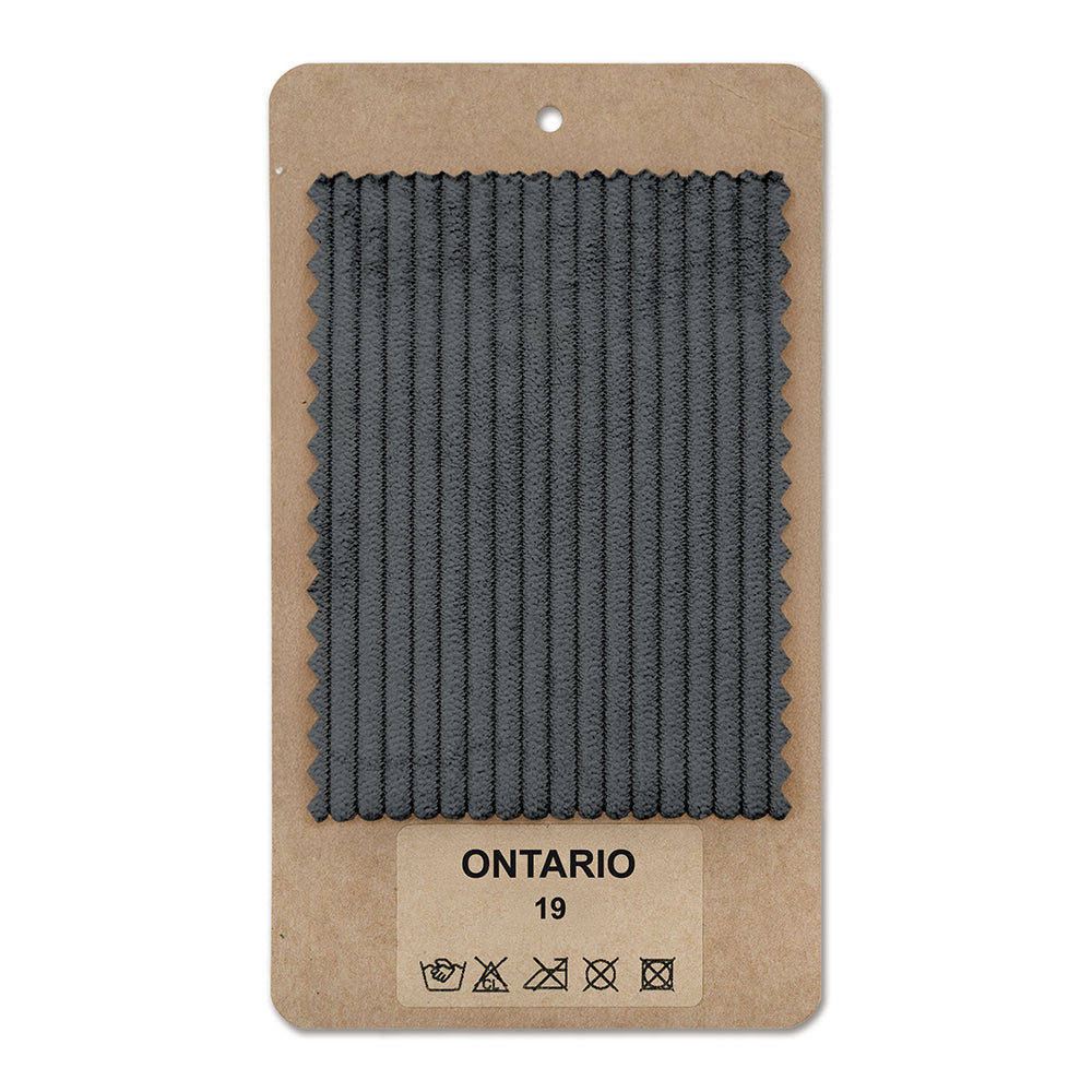 Fabric sample ONTARIO Graphite Stone (ONTARIO 19)