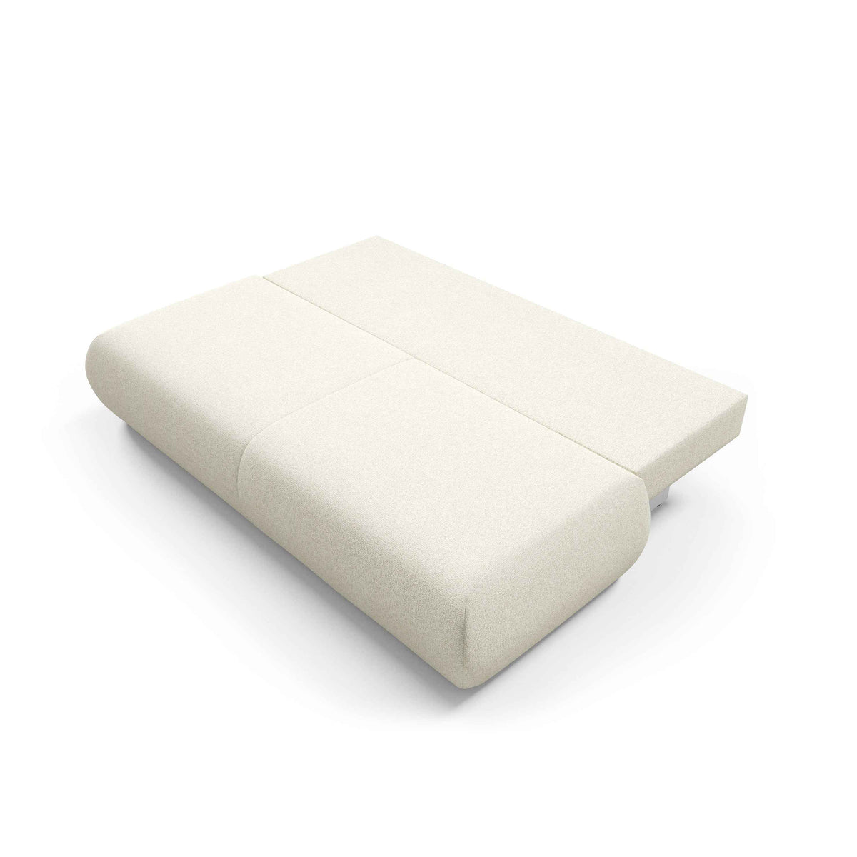 Puentro Sofa Bed 140x200 with Storage, Modern Style – with doors open