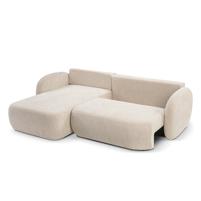 Olemo 4 Seater Corner Sofa Bed, Minimalist Style, Abriamo Fabric – photo 27