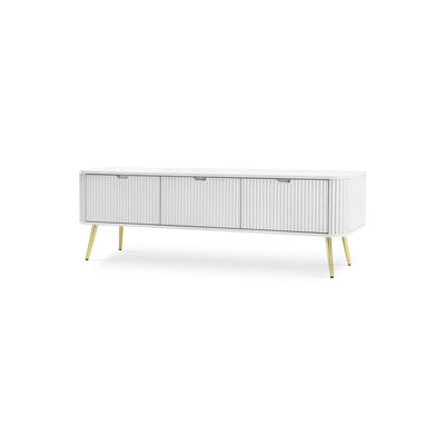 Eva TV Unit 168x57 – White, Golden