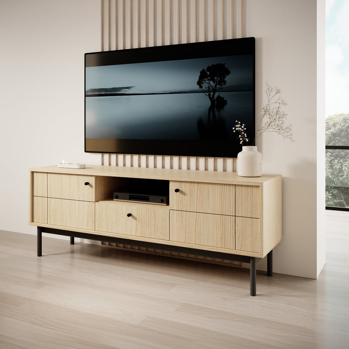 Sabi TV Unit 154x57, Minimalist Style – photo 7