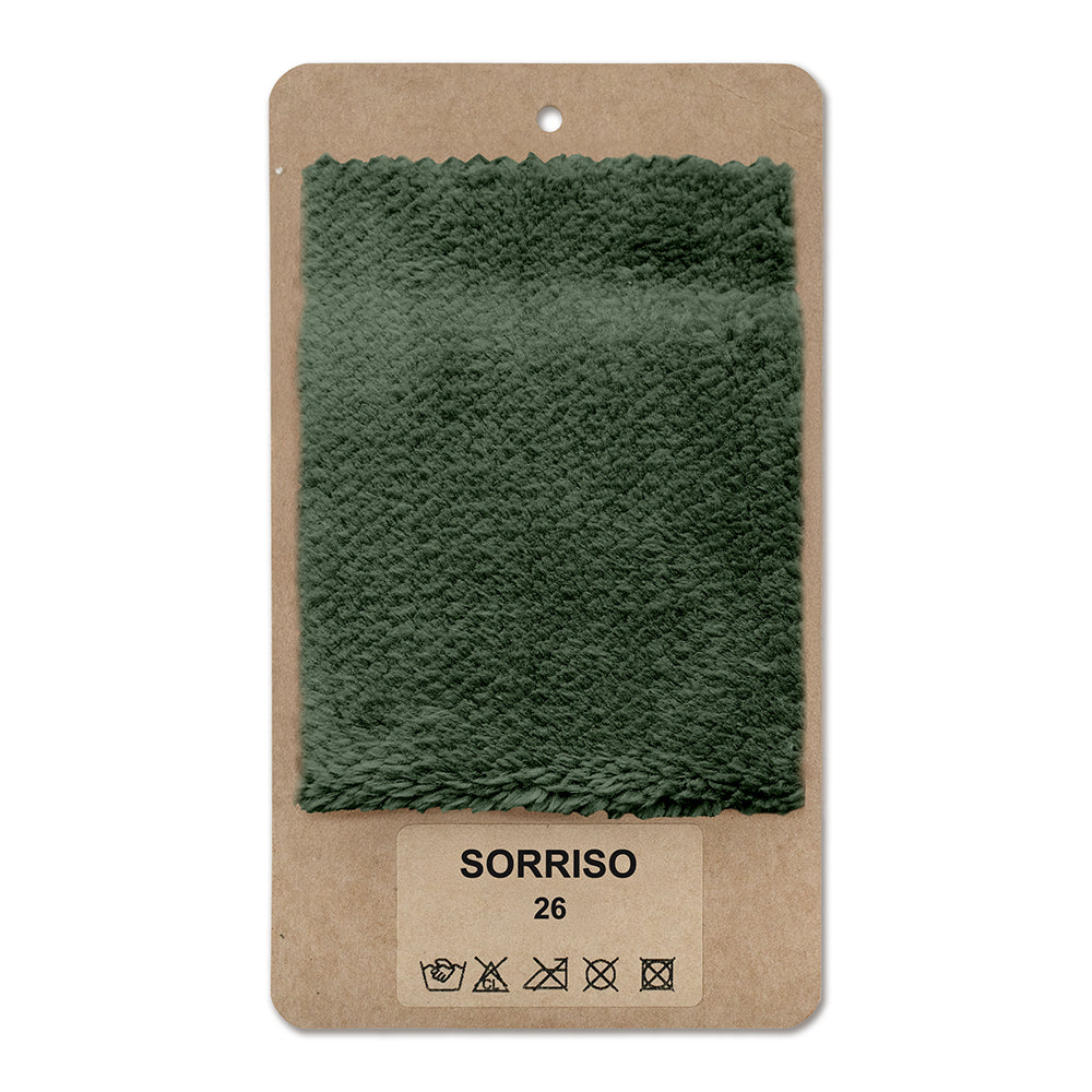 Fabric sample SORRISO Green Graphite (SORRISO 26)