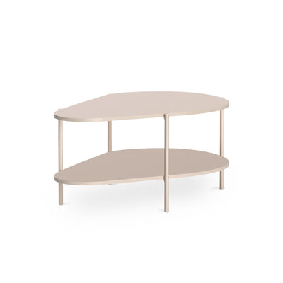 Salontafel EKLIPSO 90x45 met organische vorm in moderne stijl, kleur Kasjmier - hoofdafbeelding | Pillovely
